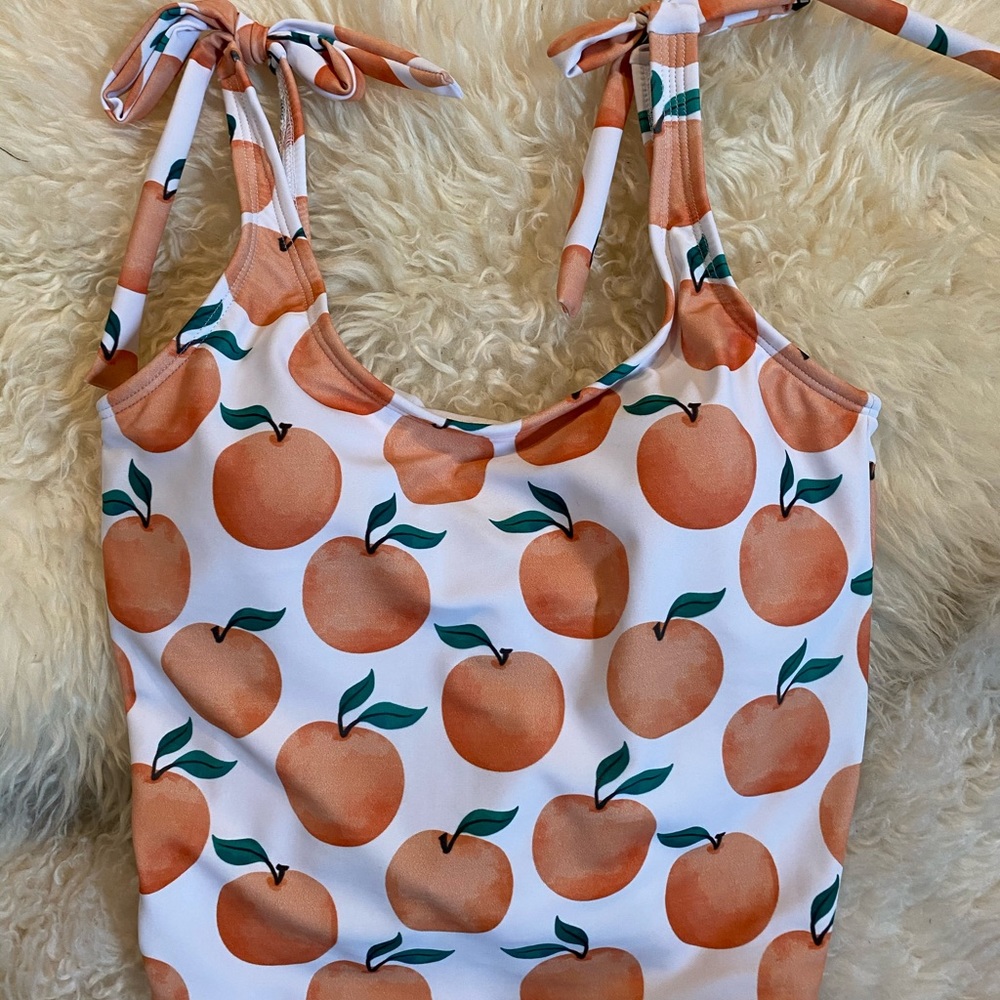 XS Pink Desert tied tank swim top